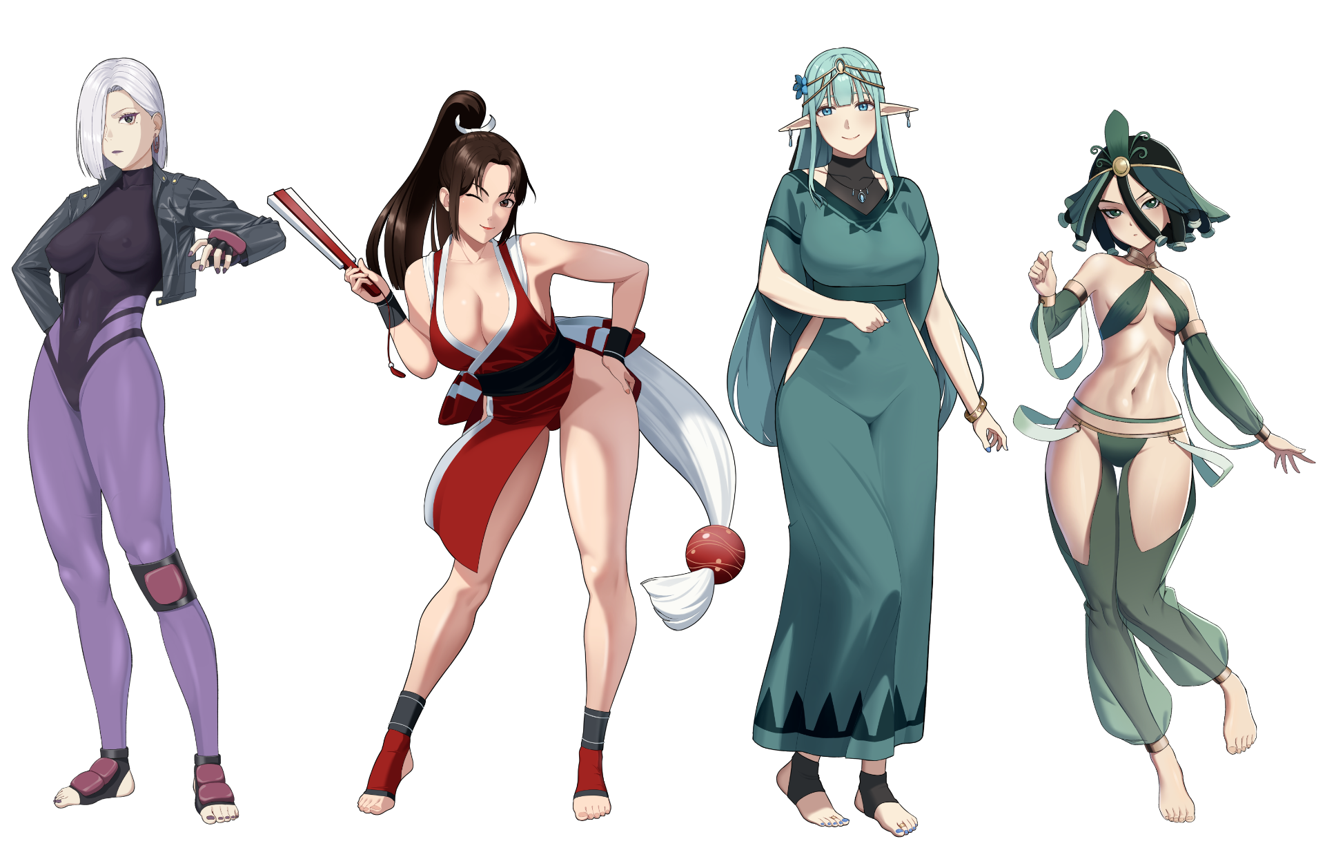 2OC, mai(snk), kirisame(dr.stone)